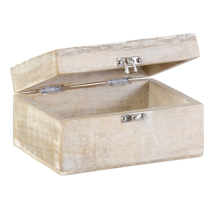 Cutie Decorativă 23 x 18 x 12 cm Lemn de mango (3 Piese)