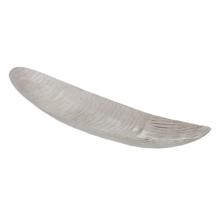 Decorațiune pentru Centrul Mesei 63 x 16 x 10 cm Argintiu Aluminiu