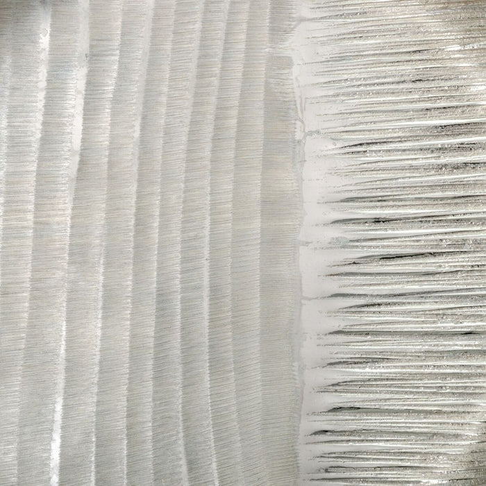 Decorațiune pentru Centrul Mesei 39 x 39 x 3 cm Argintiu Aluminiu