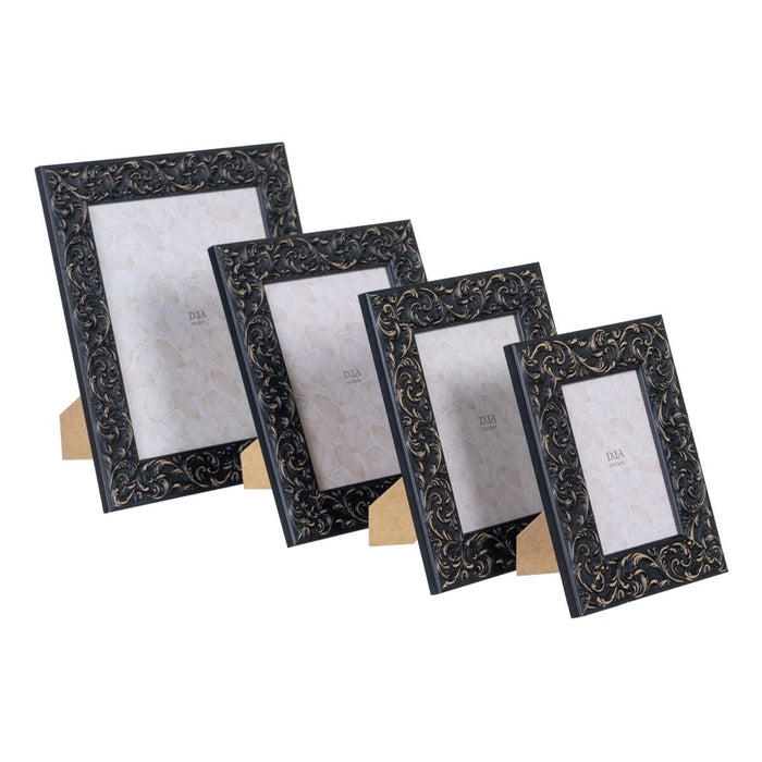 Ramă Foto Negru Lemn MDF 13 x 18 cm 21 x 1,5 x 25,5 cm
