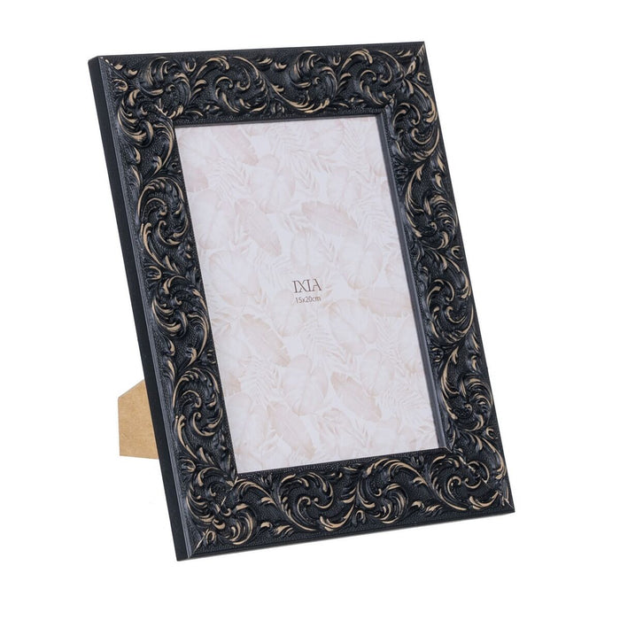 Ramă Foto Negru Lemn MDF 15 x 20 cm 22,5 x 1,5 x 27,5 cm