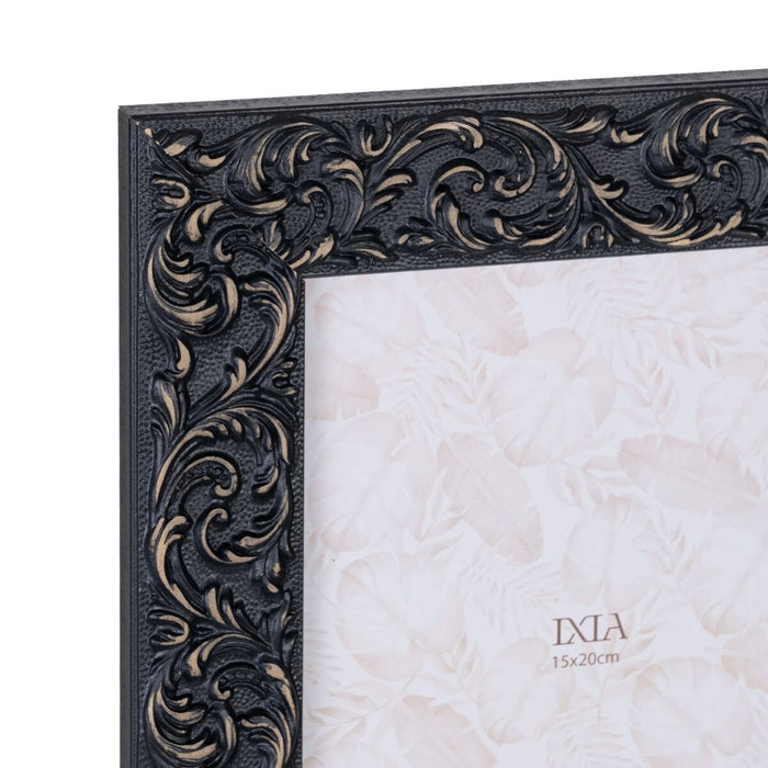 Ramă Foto Negru Lemn MDF 15 x 20 cm 22,5 x 1,5 x 27,5 cm