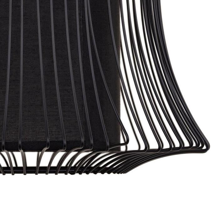 Lustră 29 x 29 x 68 cm Negru Fier Ø 29 cm