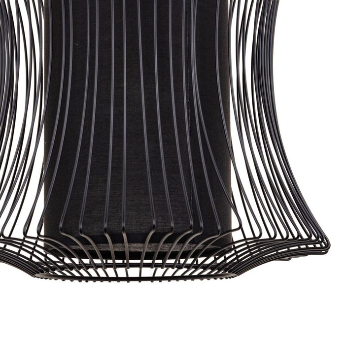 Lustră 29 x 29 x 68 cm Negru Fier Ø 29 cm