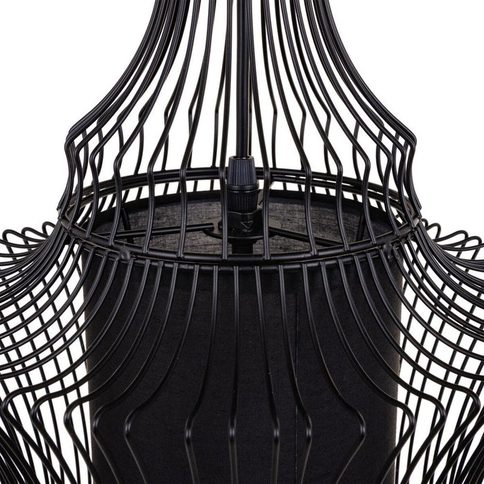 Lustră 29 x 29 x 68 cm Negru Fier Ø 29 cm