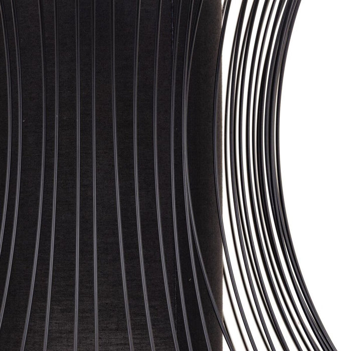 Lustră 29 x 29 x 68 cm Negru Fier Ø 29 cm