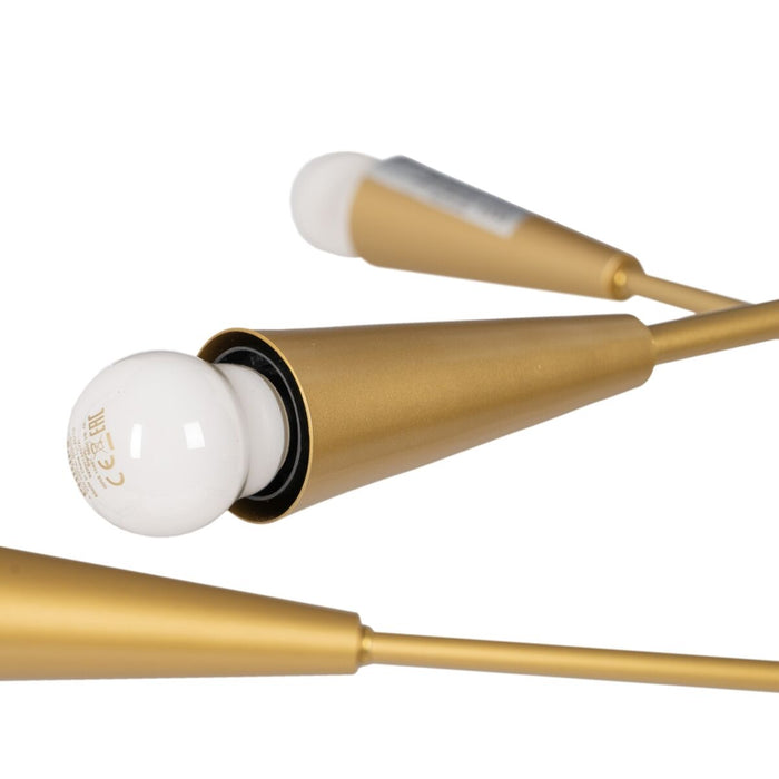 Lustră 80 x 80 x 129,5 cm Auriu* Metal Modern