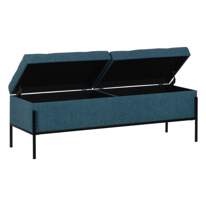 Cufăr 123 x 40 x 43 cm Țesut Sintetic Metal