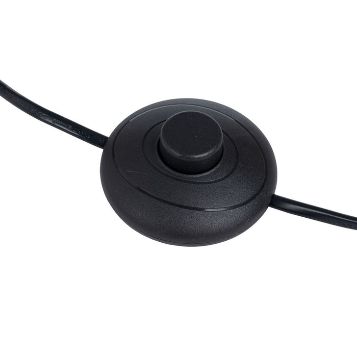 Lampă cu Picior 28 x 28 x 150 cm Negru Auriu* Metal