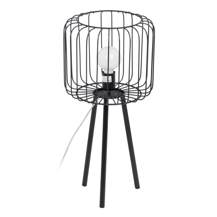 Lampă de masă Negru Metal Fier 60 W 220 V 240 V 220 -240 V 29 x 29 x 60 cm