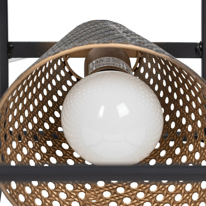 Lampă de masă Negru Auriu* Metal Fier 60 W 220 V 240 V 220 -240 V 20 x 20 x 42 cm