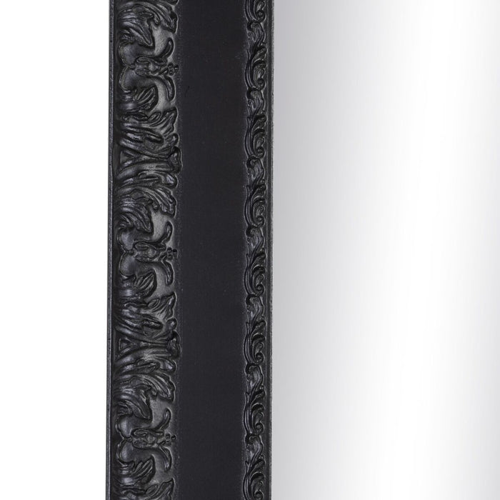Oglindă de perete Negru Lemn Geam 72,5 x 3 x 93 cm