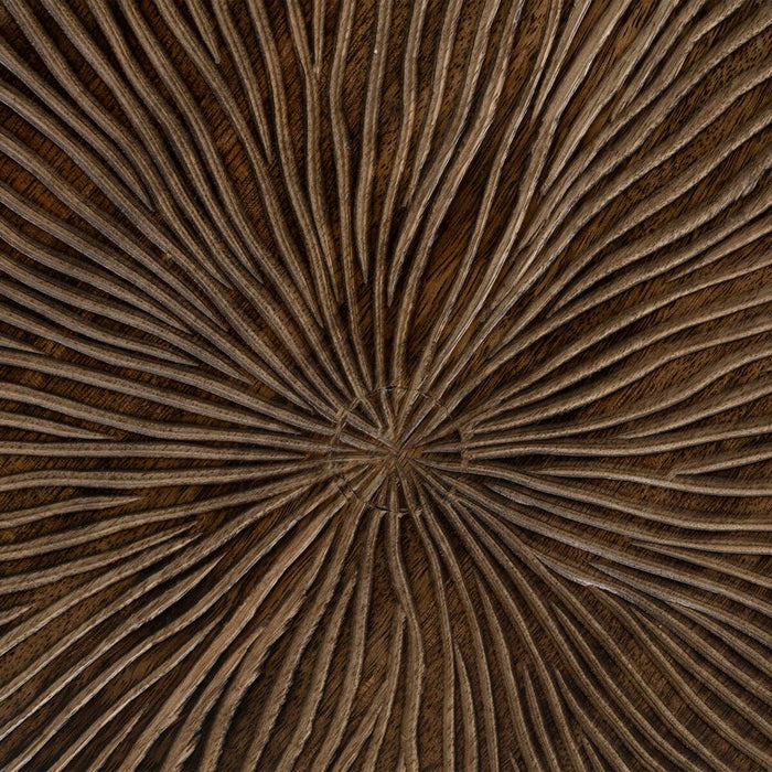 Masa laterală Natural Negru Metal Lemn 30 x 30 x 42 cm