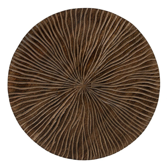 Masa laterală Natural Negru Metal Lemn 30 x 30 x 42 cm