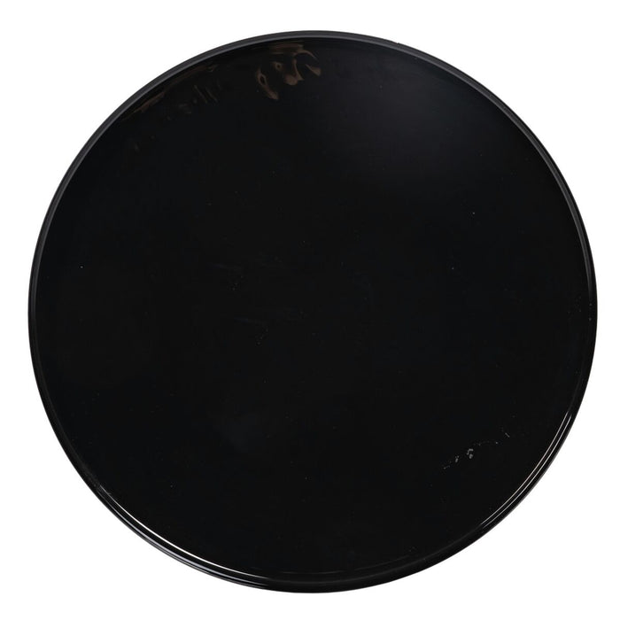 Masa laterală 45 x 45 x 47 cm Geam Negru Gri Metal