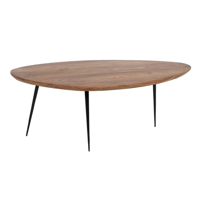 Set de 2 mese Negru Natural 110 x 63 x 40 cm (2 Unități)