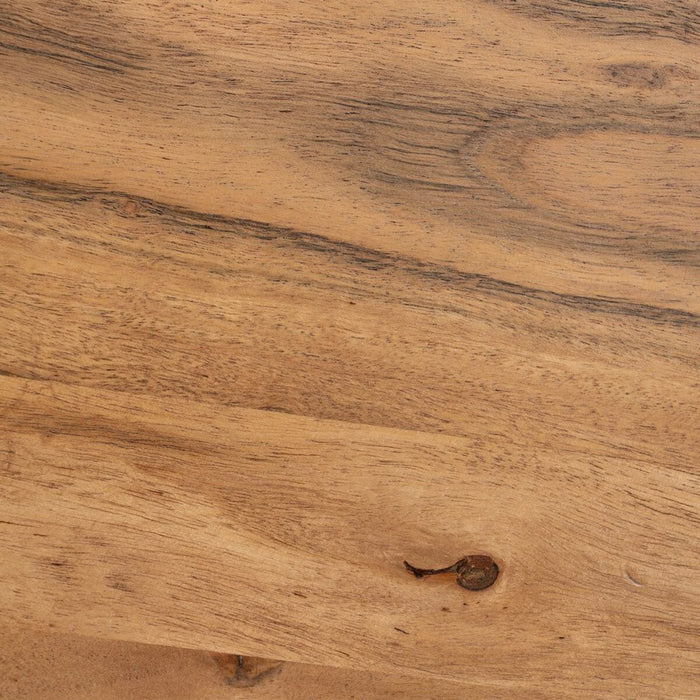 Set de 2 mese Negru Natural 110 x 63 x 40 cm (2 Unități)