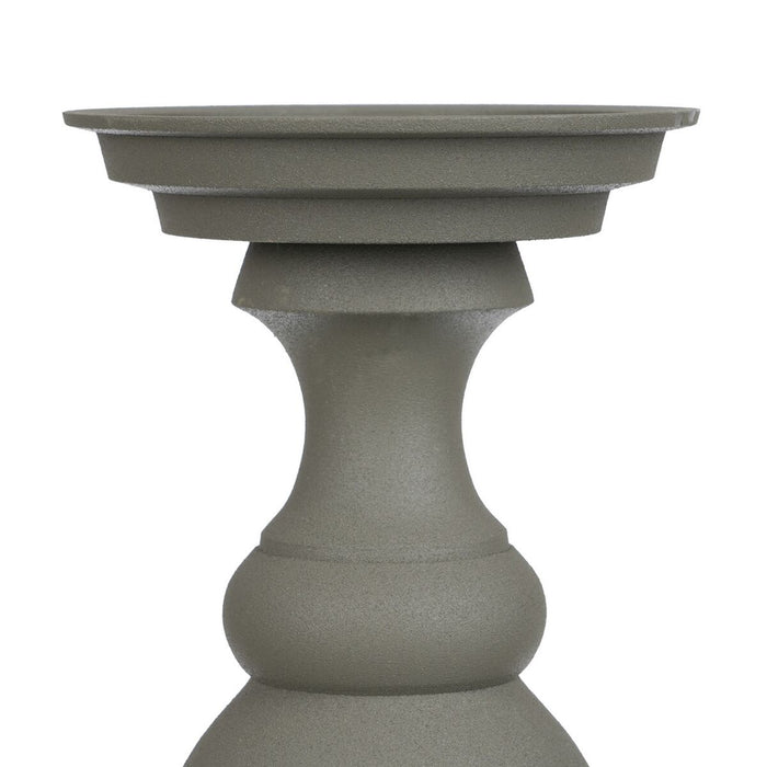 Suport de Lumânări Aluminiu Verde 15 x 15 x 32 cm