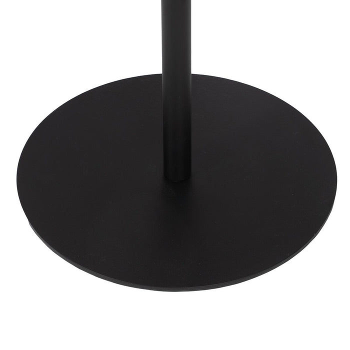 Masa laterală 40 x 40 x 85 cm Negru Crem Fier