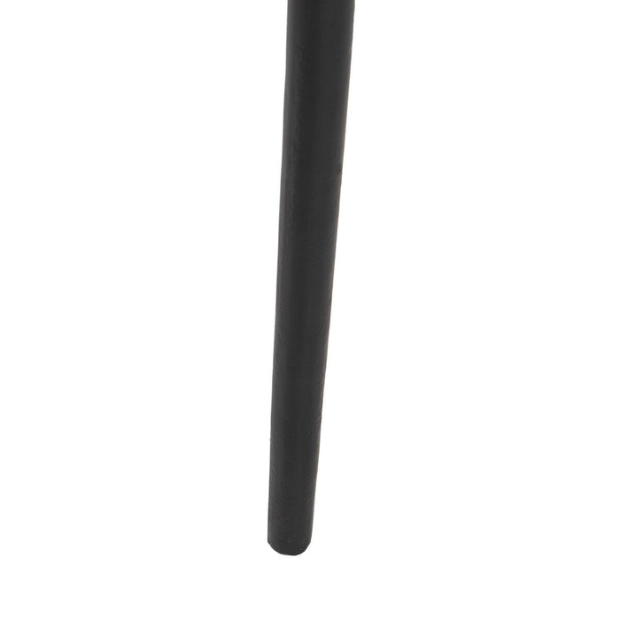 Masa laterală Negru Auriu* Metal Aluminiu 30 x 30 x 47 cm