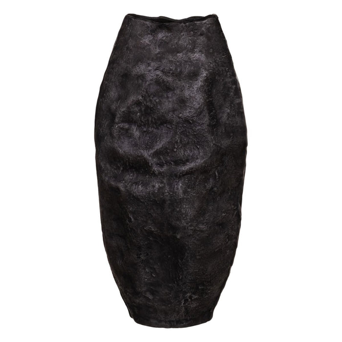 Vază 24 x 19 x 46 cm Gri Aluminiu