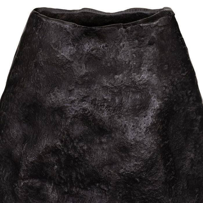 Vază 24 x 19 x 46 cm Gri Aluminiu