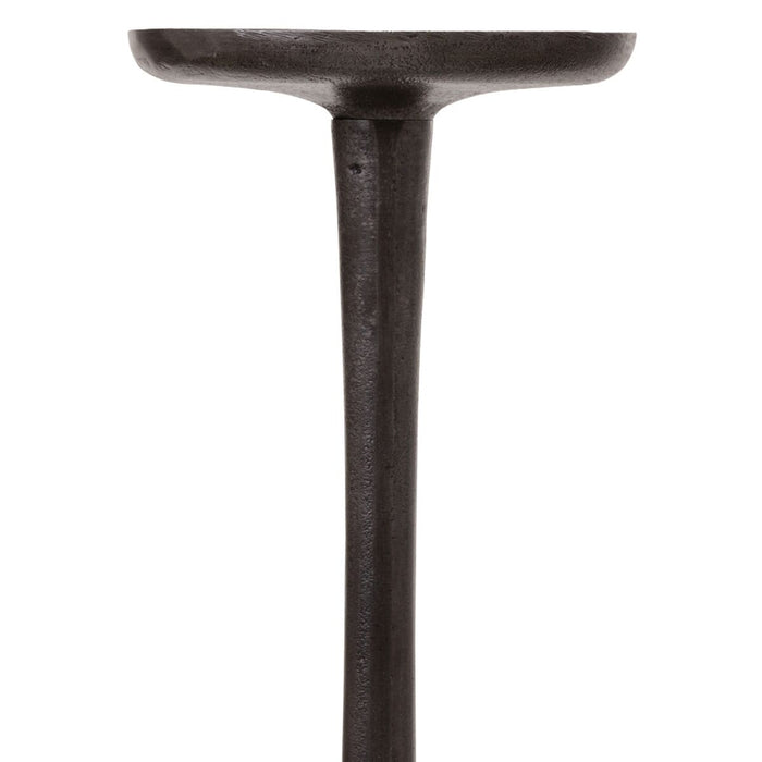 Suport de Lumânări 12 x 12 x 41,5 cm Gri Aluminiu