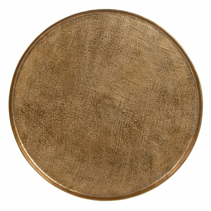 Masa laterală 59 x 59 x 46 cm Negru Auriu* Aluminiu