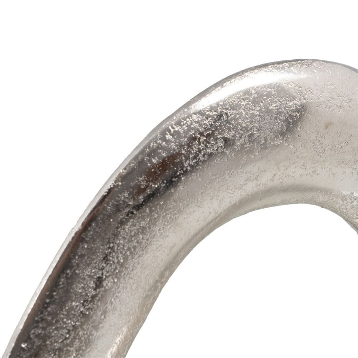 Figură Decorativă 24 x 10 x 42 cm Negru Argintiu