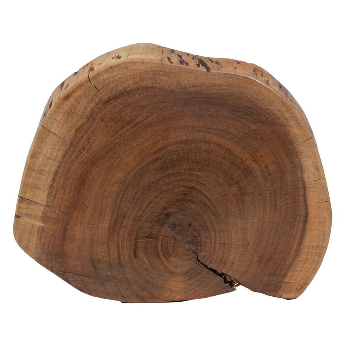 Masa laterală 38 x 35 x 51 cm Natural Negru Lemn Fier