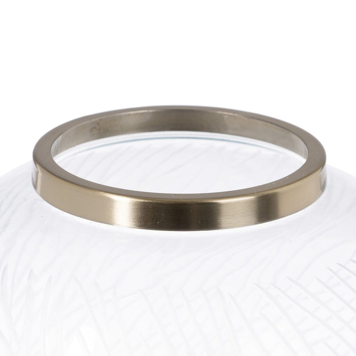 Lampă de masă Auriu* Metal Geam Alamă Fier 40 W 220 V 240 V 220-240 V 22 x 22 x 31 cm