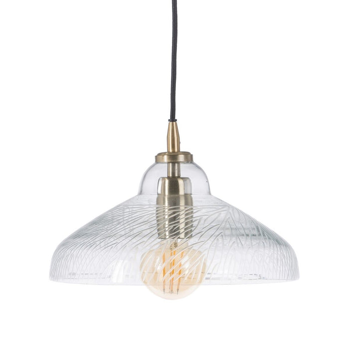 Lustră Geam Metal 29 x 29 x 24 cm