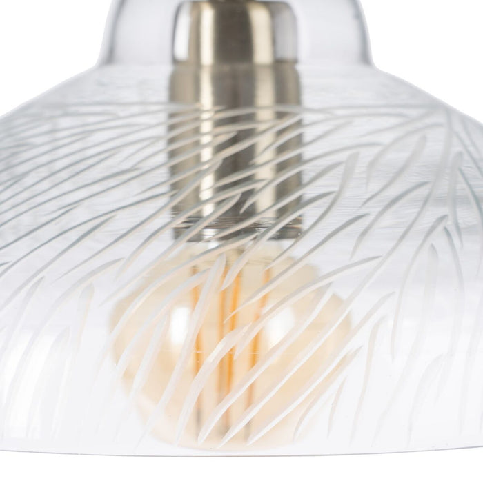 Lustră Geam Metal 29 x 29 x 24 cm