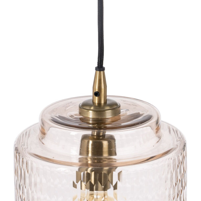 Lustră Geam Metal 20 x 20 x 27 cm