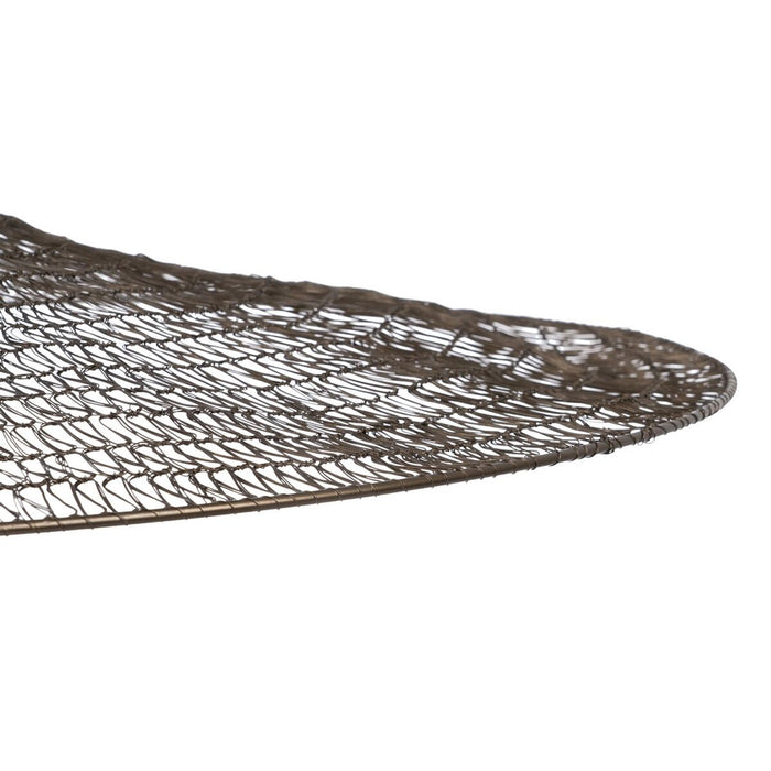 Lustră 90 x 90 x 13 cm Auriu* Metal