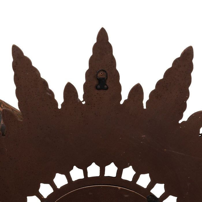 Oglindă de perete 90 x 1,75 x 90 cm Auriu* DMF