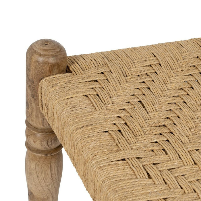 Banchetă 150 x 57 x 51 cm Lemn Fibră naturală