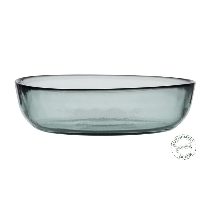 Ornament pentru Masă din Sticlă Reciclată Verde sticlă reciclată 20 x 20 x 5 cm