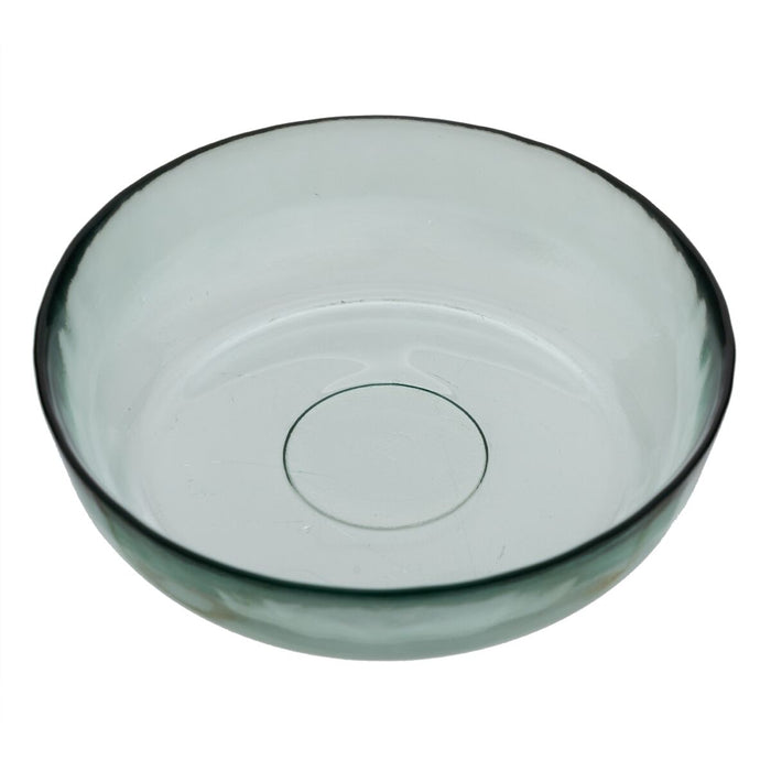 Ornament pentru Masă din Sticlă Reciclată Verde sticlă reciclată 20 x 20 x 5 cm