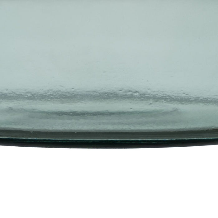 Ornament pentru Masă din Sticlă Reciclată Verde sticlă reciclată 20 x 20 x 5 cm