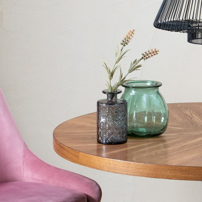 Vază sticlă reciclată Verde 18 x 18 x 16 cm