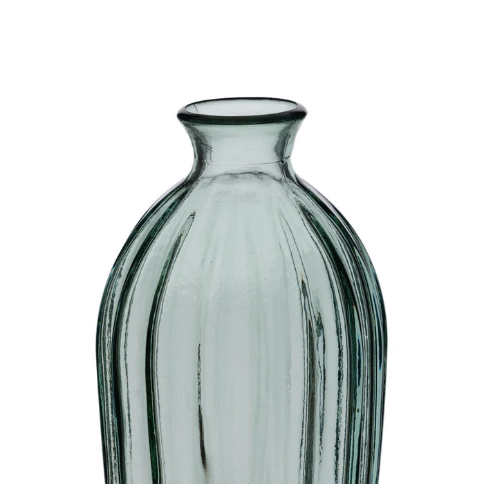 Vază sticlă reciclată Verde 12 x 12 x 29 cm