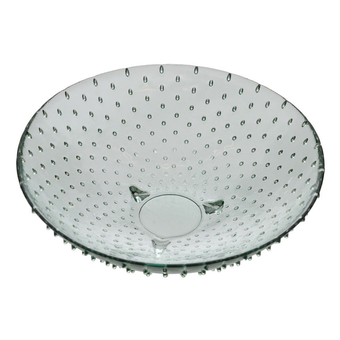 Decorațiune pentru Centrul Mesei Verde sticlă reciclată 30 x 30 x 9 cm