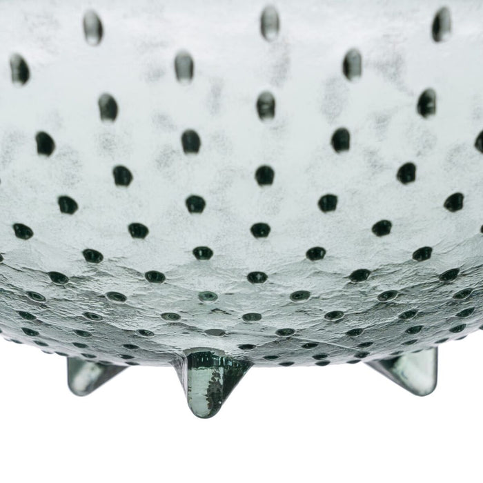 Decorațiune pentru Centrul Mesei Verde sticlă reciclată 30 x 30 x 9 cm