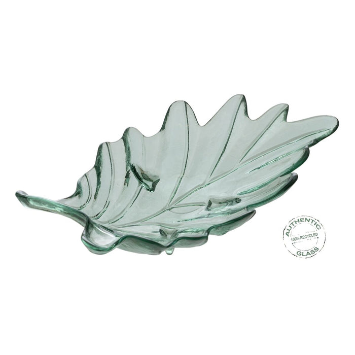 Decorațiune pentru Centrul Mesei 35 x 19,5 x 11 cm sticlă reciclată Verde