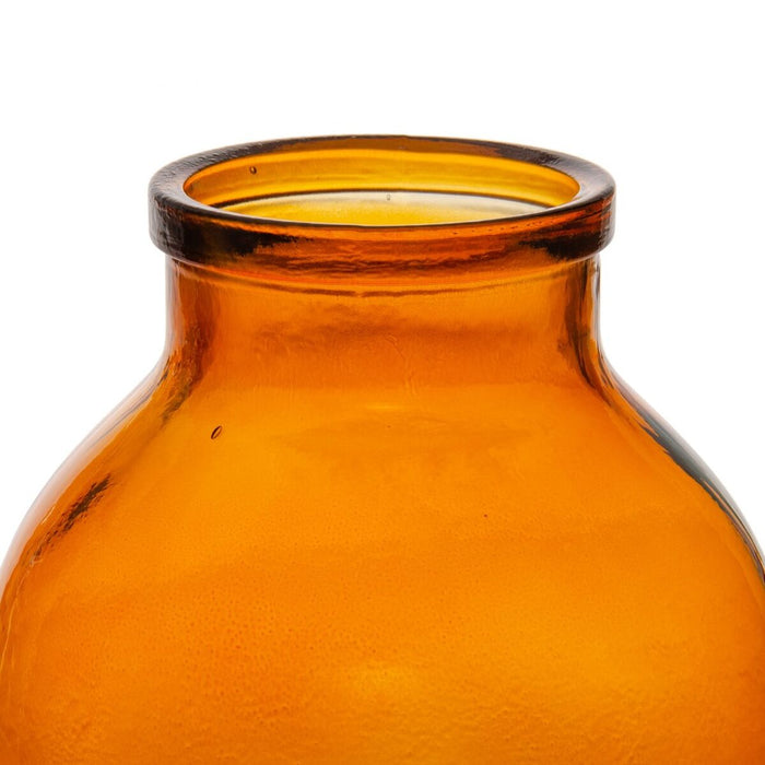 Vază Chihlimbar sticlă reciclată 21 x 21 x 25 cm