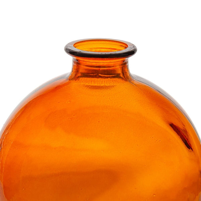 Vază Chihlimbar sticlă reciclată 16 x 16 x 18 cm