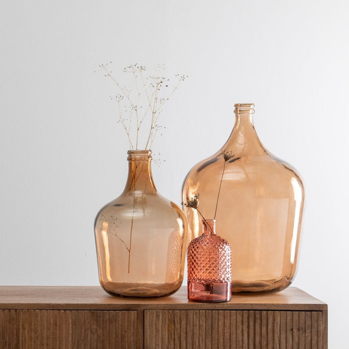 Carafă Decorativă 36,5 x 36,5 x 56 cm sticlă reciclată Karamelinė