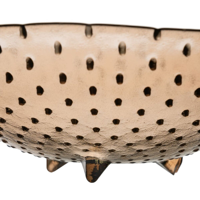 Decorațiune pentru Centrul Mesei 30 x 30 x 9 cm sticlă reciclată Karamelinė