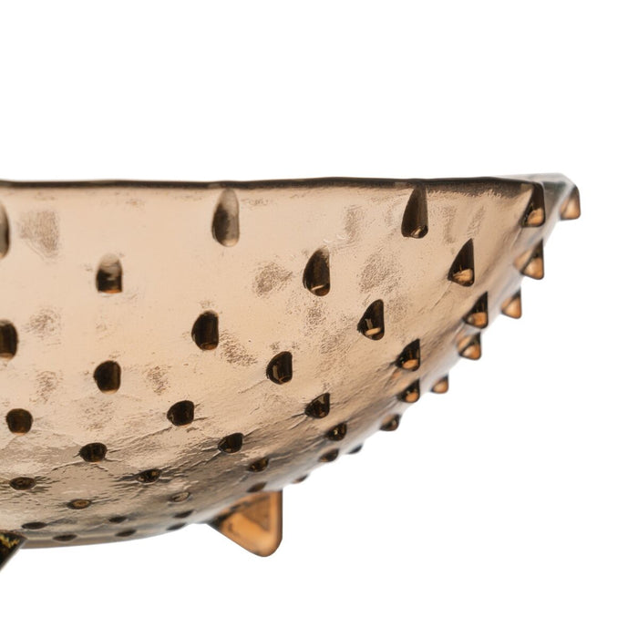 Ornament pentru Masă din Sticlă Reciclată Karamelinė sticlă reciclată 20 x 20 x 7 cm